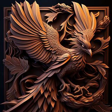 3D model phoenix (STL)